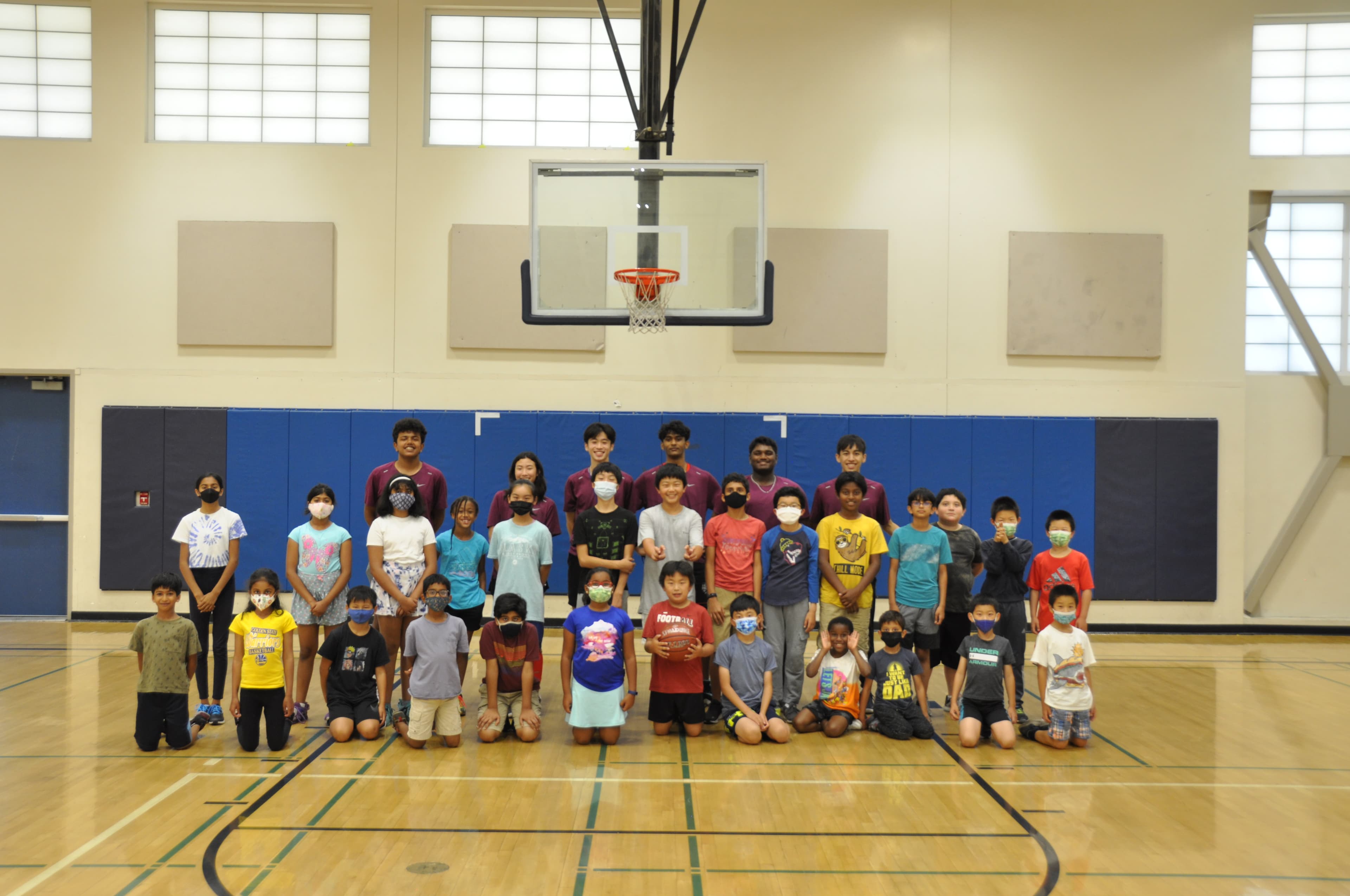 Image of a group of basketball players